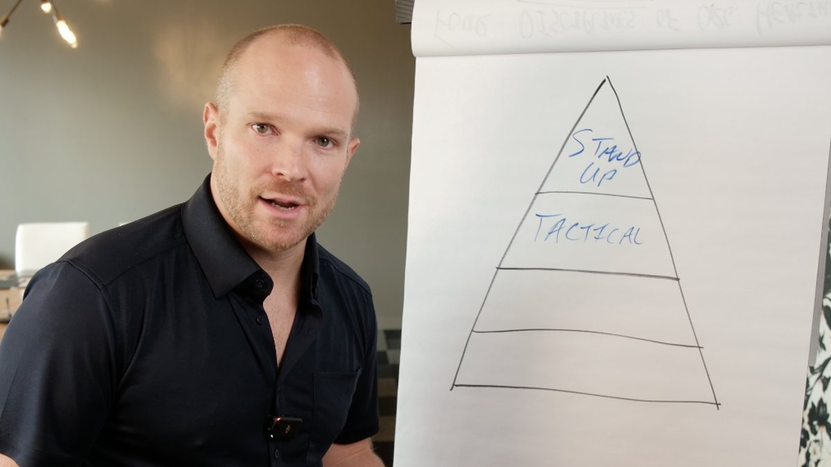 Pyramid with Stand Up and Tactical filled in
